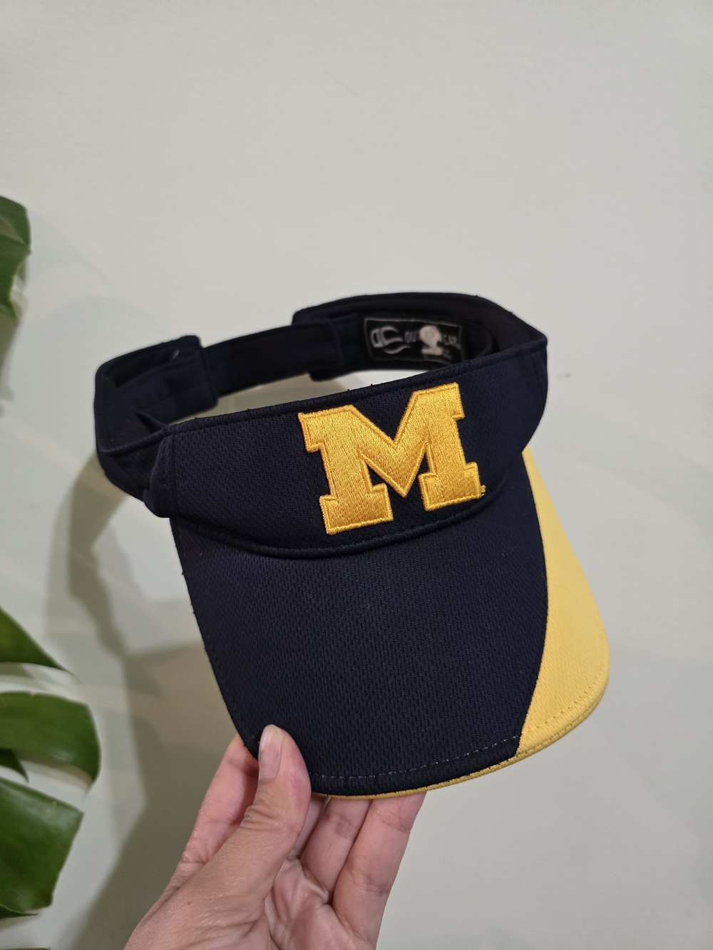 Michigan Wolverines visor, Adult